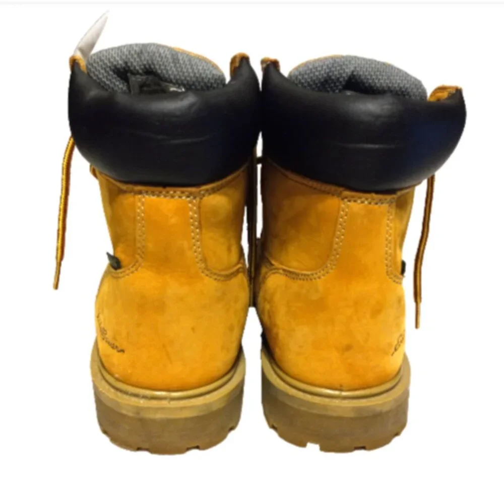 Eddie Bauer Warren Men 10 Waterproof Nubuck Leather Thinsulate Boots Tan